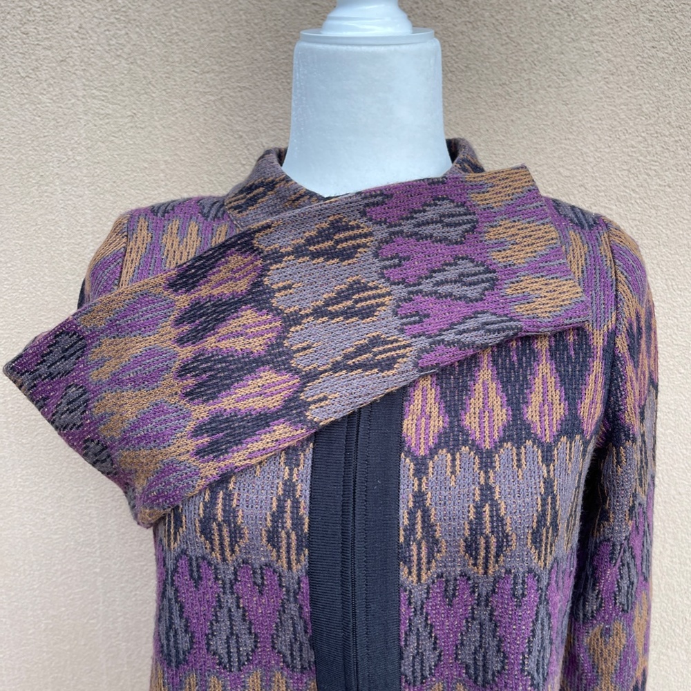 Exclusively Mistook Multi-Colored Full Zip Cardig… - image 6